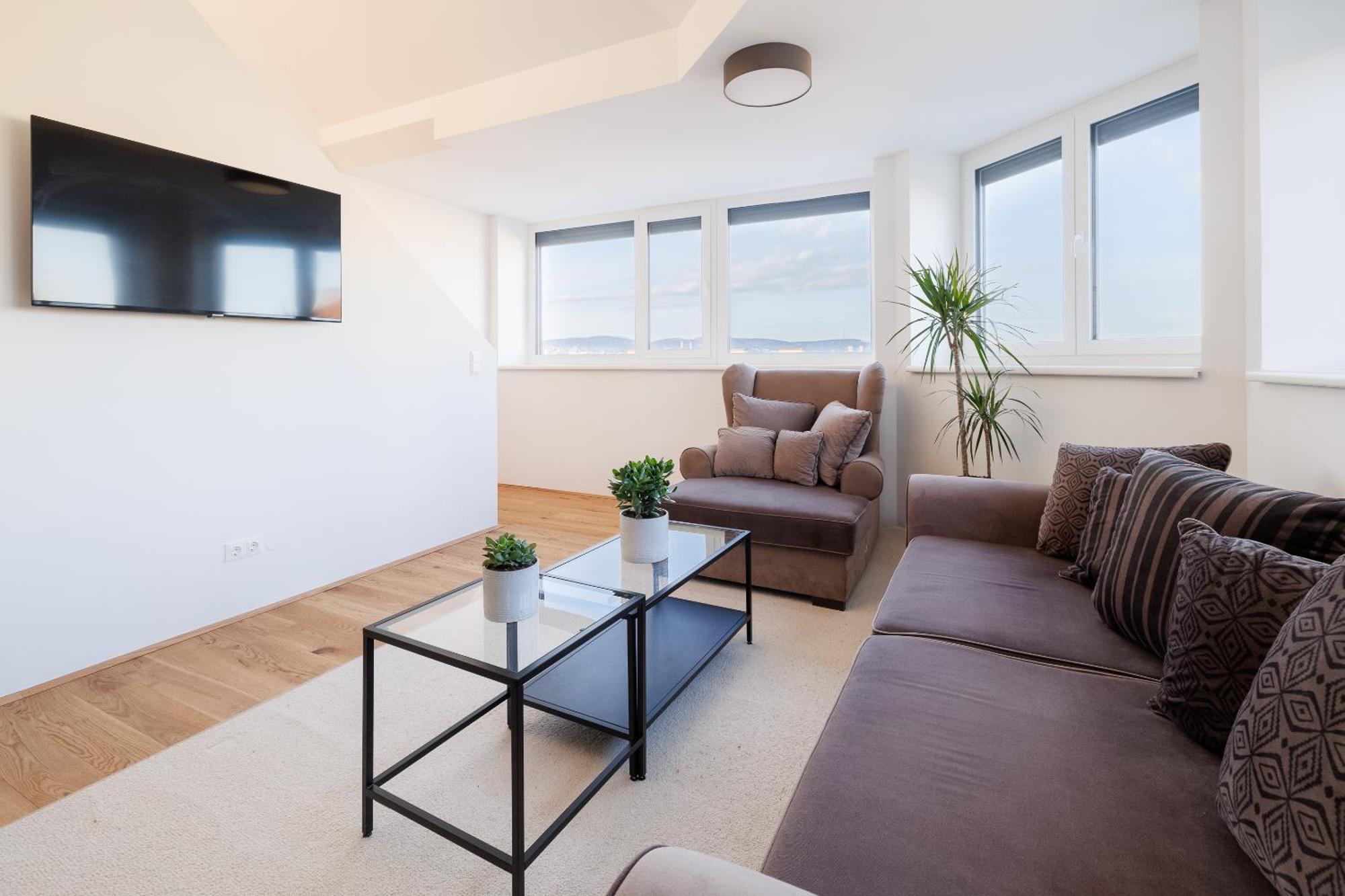 Symphony Apartments 40 - Modern Loft With Terrace And Grill In Central Location 维也纳 外观 照片