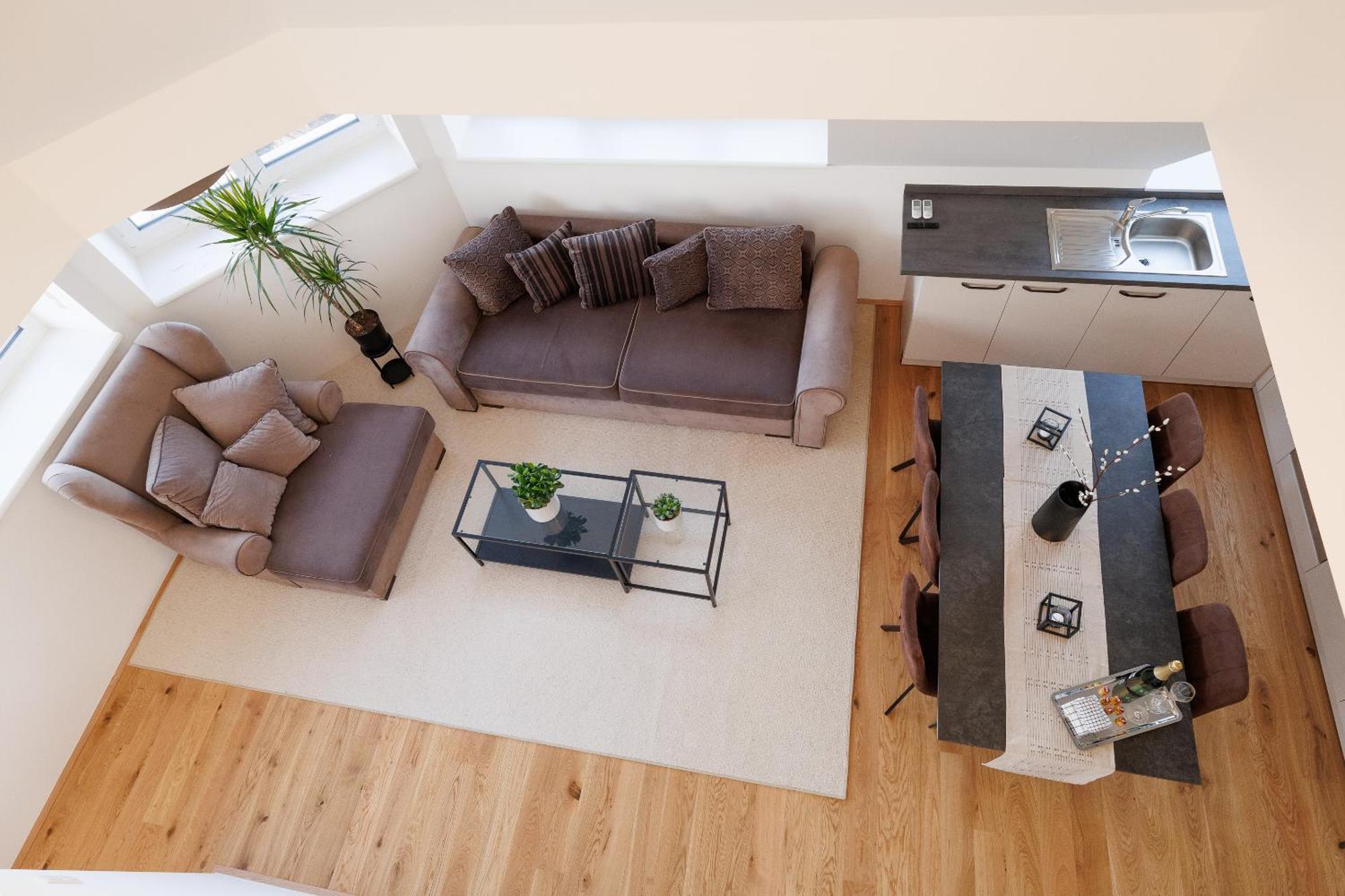 Symphony Apartments 40 - Modern Loft With Terrace And Grill In Central Location 维也纳 外观 照片